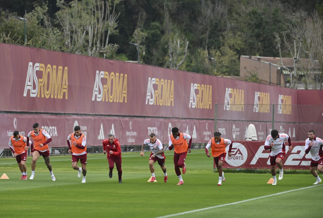 Trigoria, continua la preparazione in vista del Lecce – FOTO GALLERY - immagine 20