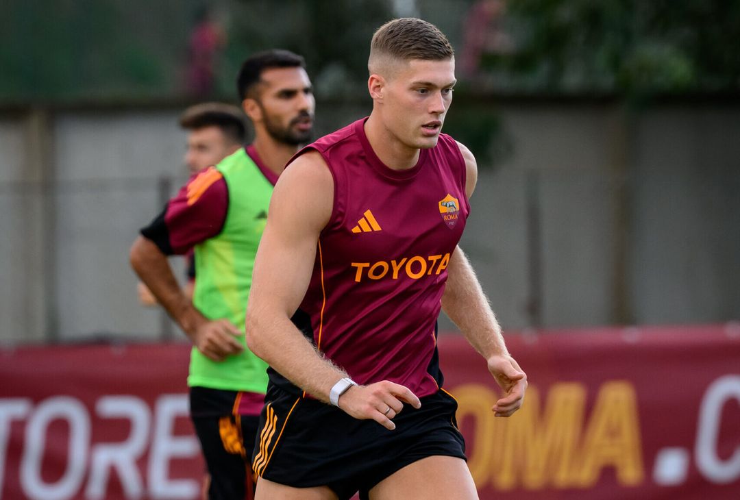 Trigoria, la rifinitura alla vigilia di Roma-Lille – FOTO GALLERY - immagine 23