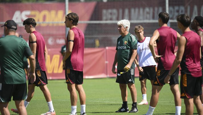 Trigoria, allenamento pre Kaiserslautern: differenziato per Dovbyk e Salah-Eddine - immagine 1