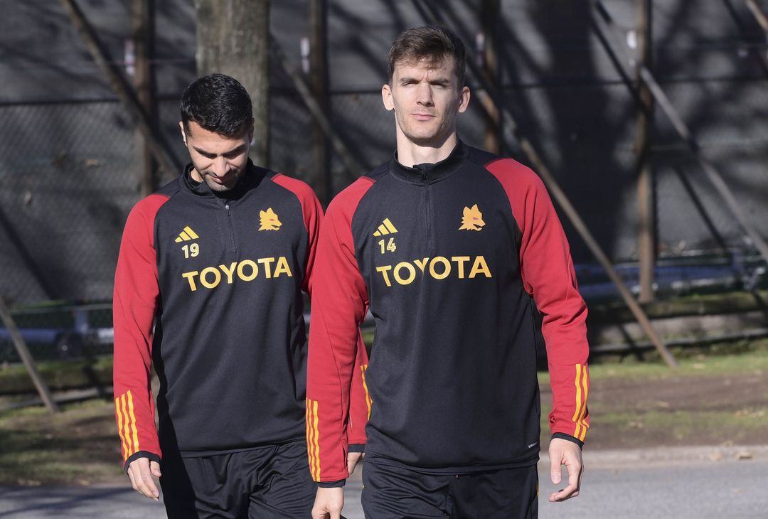 Roma, l’ultimo allenamento prima della Fiorentina – FOTO GALLERY - immagine 6