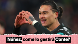 Nunez, perché Conte può farlo rinascere al Napoli. Quale sarà il ruolo di Lukaku?