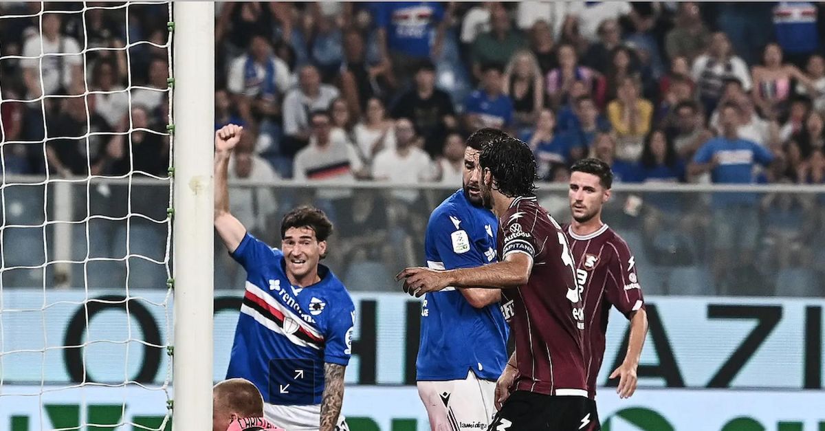 salernitana 14 tesserati ricoverati in ospedale dopo la partita contro la sampdoria