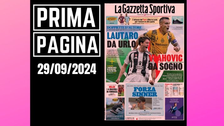 Prima pagina Gazzetta dello Sport: Milan, ecco i 4 diavoli di Fonseca