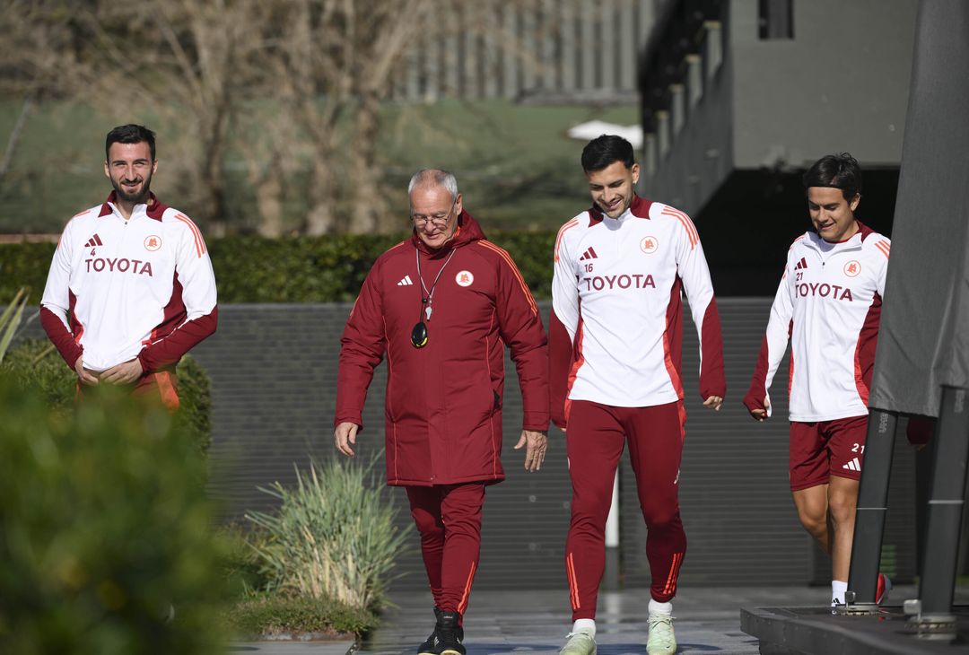 Trigoria, la rifinitura in vista dell’Eintracht Francoforte – FOTO GALLERY - immagine 7