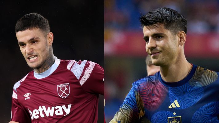 Roma, emergenza punta: Scamacca pazienta, Morata insiste. E l’Inter osserva Scamacca Morata