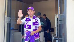FOTO VN – L’arrivo a tinte viola di Maxime Lopez a Peretola
