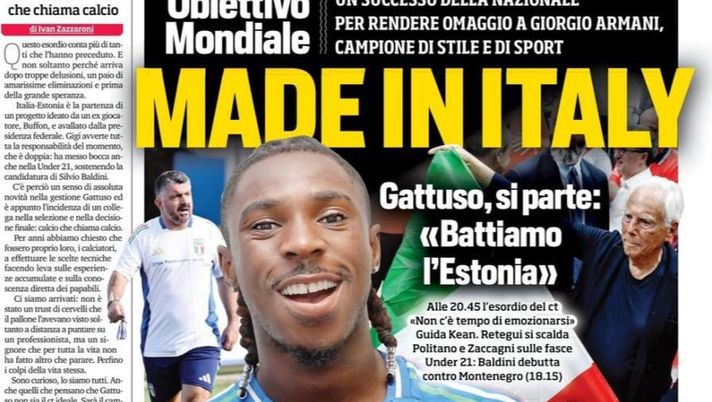 Il Napoli sui media: le prime pagine dei quotidiani di oggi- immagine 1