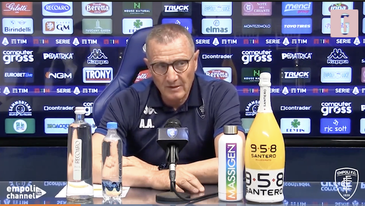 Empoli, Andreazzoli: “Inter brava e fortunata, ho visto Inzaghi preoccupato” - immagine 1