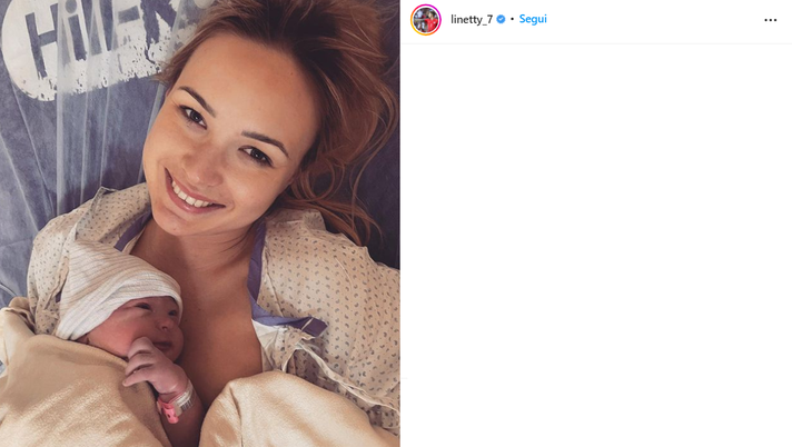 Torino, fiocco rosa per Linetty: è nata Ines - immagine 1