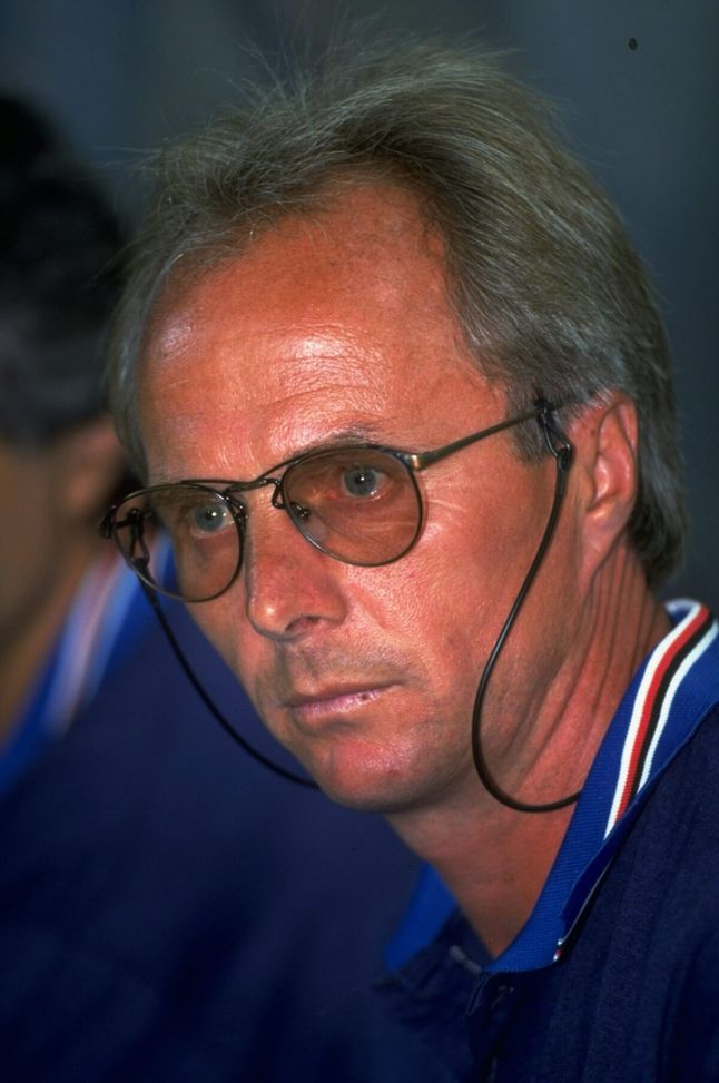 Jul 1993: Portrait of Sampdoria Coach Sven Goran Eriksson. Mandatory Credit: Shaun Botterill/Allsport Fiesoli: “Ad Eriksson dava fastidio la qualità. Quell’aneddoto con Baggio…”- immagine 2