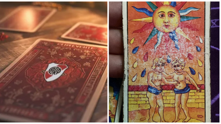 Collage di foto tratte da Tyc Sports e account X CAN Tarot