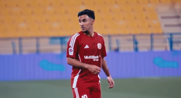Adam Ounas all'opera con la maglia dell'Al-Shamal Sports Club (stagione 2025/26)