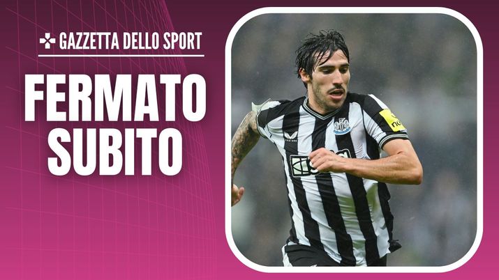 Sandro Tonali (centrocampista Newcastle ed ex AC Milan) squalificato per scommesse sportive su piattaforme illegali | Milan News (Getty Images) Scommesse Tonali AC Milan