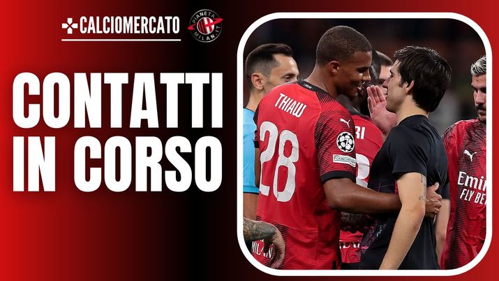 Malick Thiaw, difensore del Milan, e Sandro Tonali, centrocampista del Newcastle (getty images)