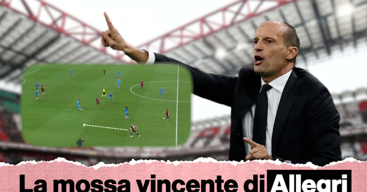 milan napoli allegri ha sorpreso conte con una mossa offensiva ecco quale
