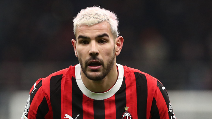 Theo Hernández AC Milan Milan-Feyenoord 1-1 Champions League 2024-2025
