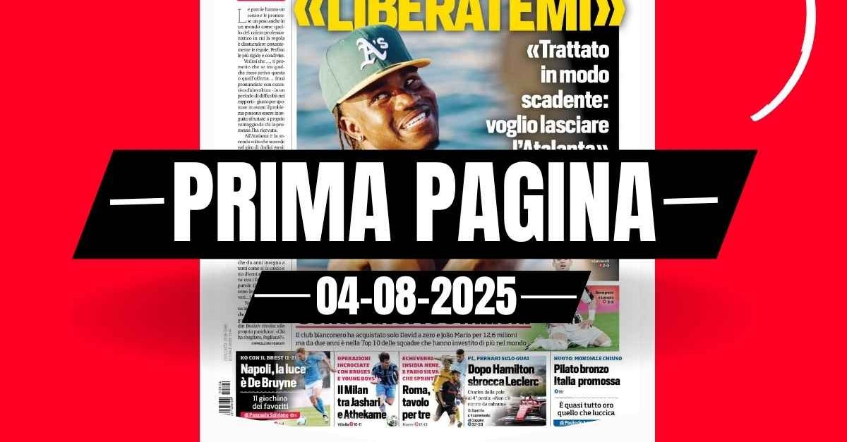 Prima pagina Corriere dello Sport: “Il Milan tra Jashari e Athekame” Prima pagina Corriere dello Sport: “Il Milan tra Jashari e Athekame”