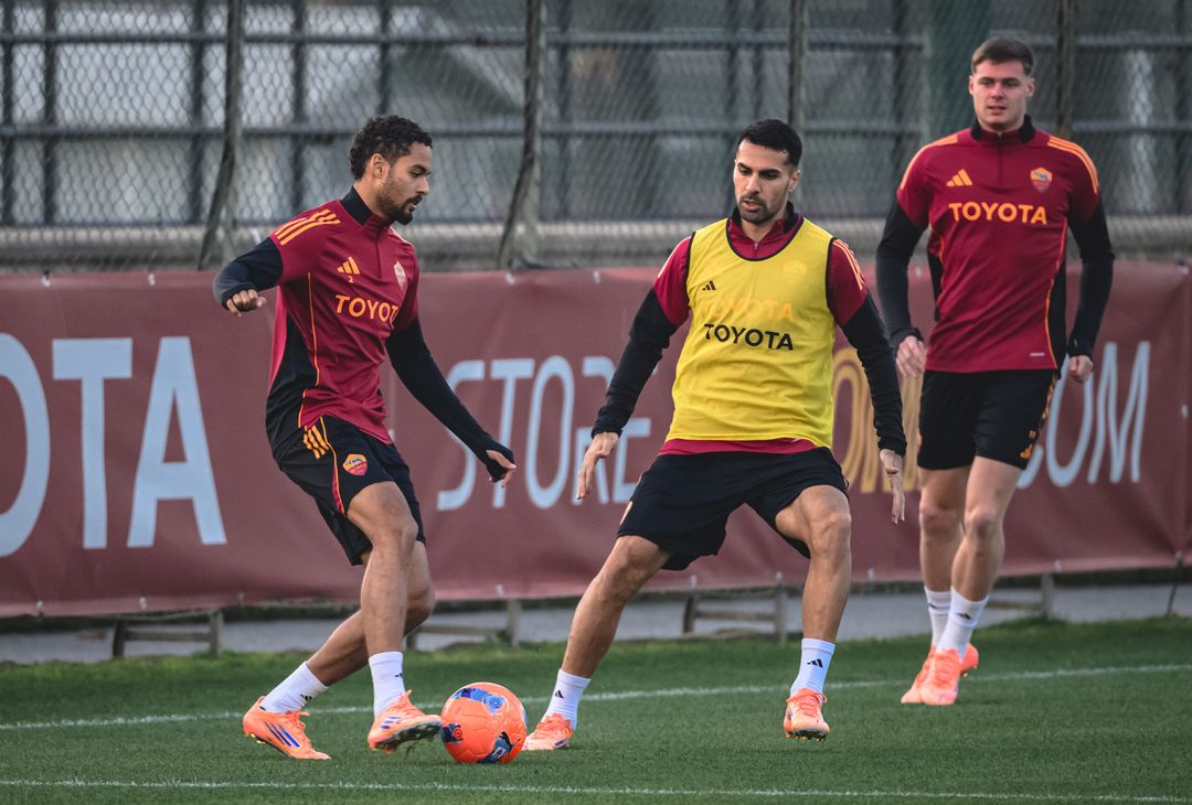 Trigoria, l’allenamento a due giorni da Roma-Como – FOTO GALLERY - immagine 11