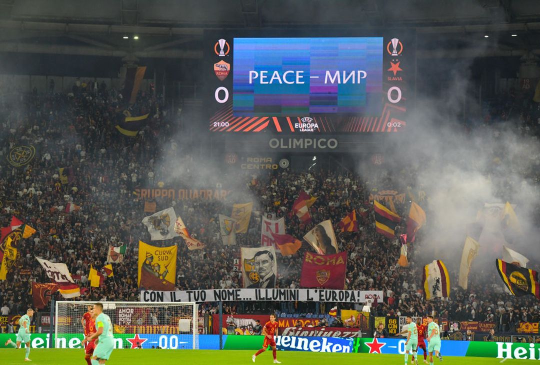 Roma-Slavia Praga 2-0 – FOTO GALLERY - immagine 71