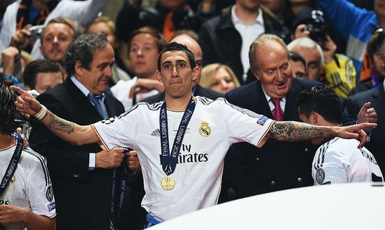 Lisbona, Portogallo - 24 maggio 2014: Angel Di Maria festeggia la vittoria della Champions League. (Foto di Laurence Griffiths/Getty Images) Benfica-Bayern Monaco è anche Di Maria vs Musiala: sfida tra fantasisti- immagine 2
