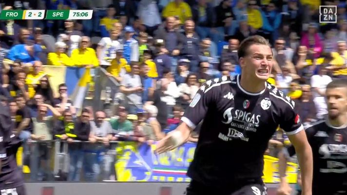 Pio Esposito segna anche contro il Frosinone: 15esima rete in stagione. Il fratello: “Bomber” - immagine 1