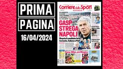 Prima pagina Corriere dello Sport: Roma-Milan, oro ‘Olimpico’