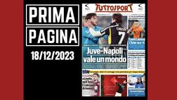 Prima pagina Tuttosport: “Juve-Napoli vale un mondo”