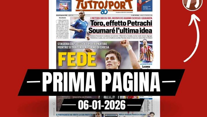 Prima pagina Tuttosport: 'Arbitri e VAR, Capello va giù pesante'