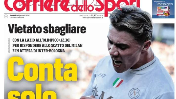 Prime pagine giornali sportivi oggi: il Napoli sui media- immagine 1