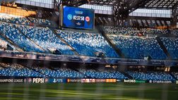 Napoli-Eintracht, Maradona in veste Champions: “All-around Azzurro” – GALLERY