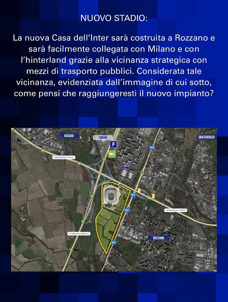 Annuncio Inter: “Il nuovo stadio sarà a Rozzano”. Domanda ai tifosi sulla…- immagine 3