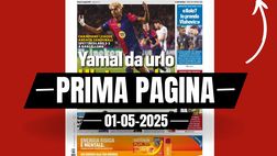 Prima pagina Tuttosport: “Yamal da urlo. L’Inter anche: spettacolare 3-3”
