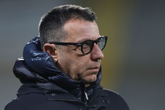 FLORENCE, ITALY - DECEMBER 4: Roberto D'Aversa manager of Empoli FC looks on during the Coppa Italia match between ACF Fiorentina and Empoli FC at Artemio Franchi on December 4, 2024 in Florence, Italy. (Photo by Gabriele Maltinti/Getty Images) D'AVERSA