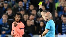 Taylor, altro abbaglio in Brugge-Barcellona: il rigore inesistente che ha stupito tutti