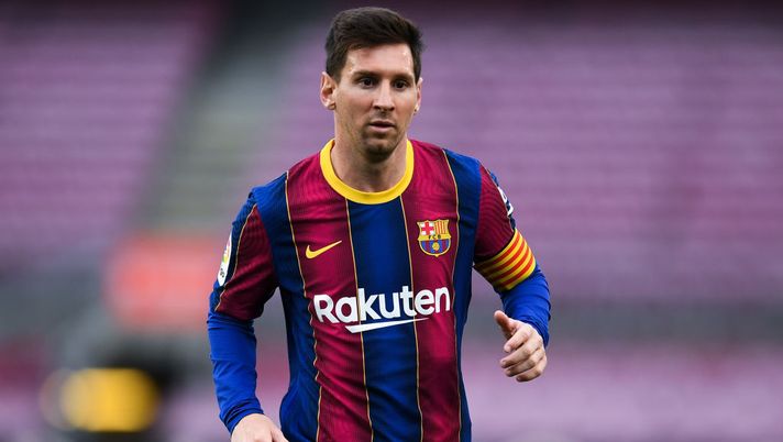 Lionel Messi con la maglia del Barcellona