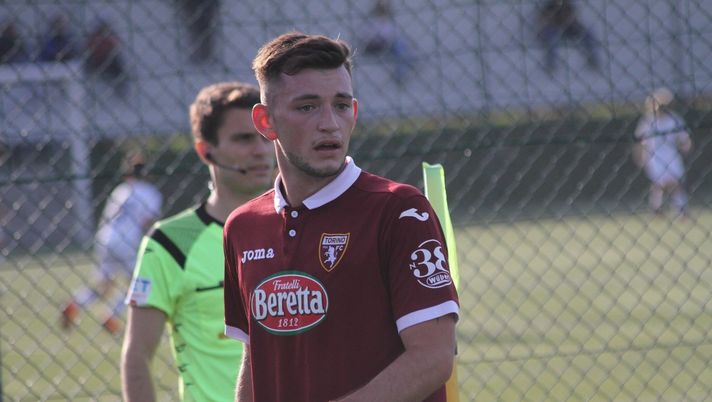 Mattia Sandri centrocampista del Torino Primavera