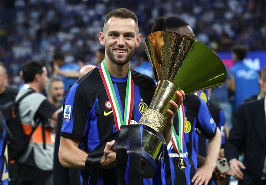 Stefan De Vrij, festeggia lo scudetto 2023-2024 con l'Inter