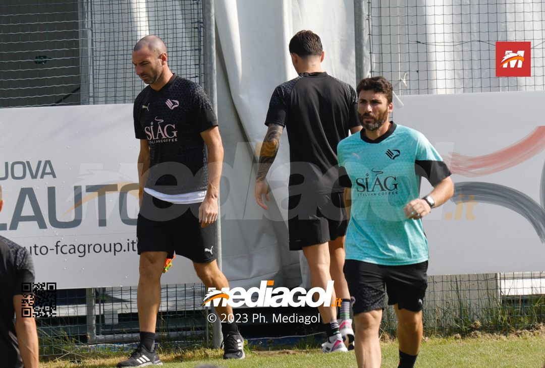 FOTO Ritiro Palermo, day 2: partitella e colloquio Corini-Rinaudo (Gallery) - immagine 3