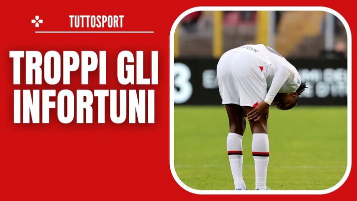 Lecce-Milan 2-2 Serie A 2023-2024 infortuni Leao Calabria