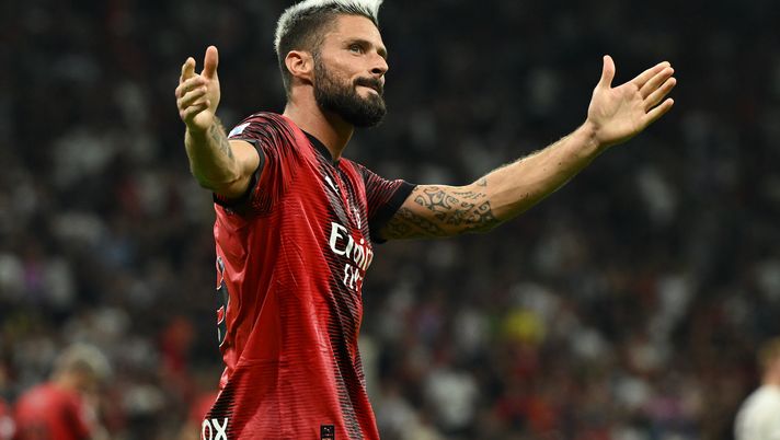 Olivier Giroud AC Milan Milan-Torino 4-1 Serie A 2023-2024