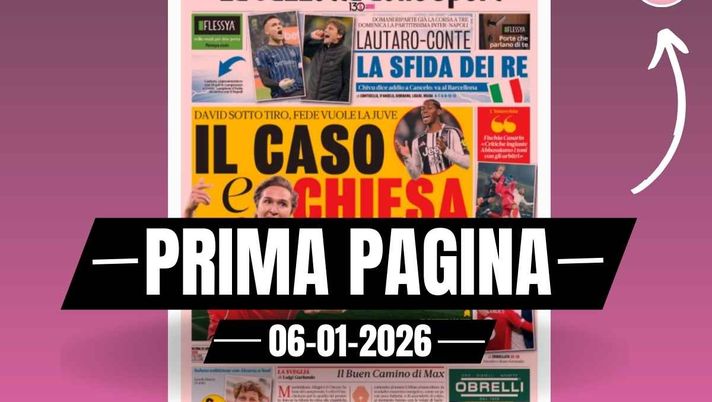 Prima pagina Gazzetta dello Sport: 'Il Buen Camino di Max'