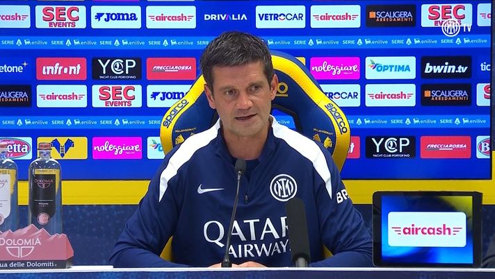 Chivu: “Thuram pronto! Calha-Ziello? Ho detto ‘non rompete’. L.Henrique, perché fate così?” Inter Chivu Verona