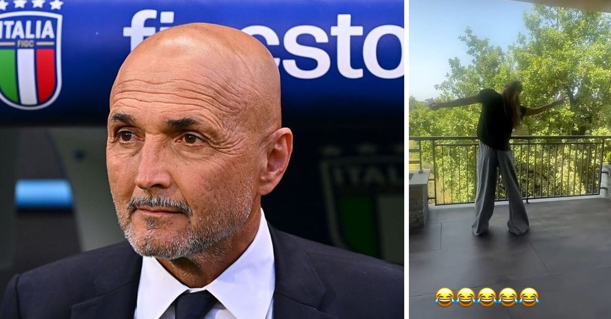 l8217italia esonera spalletti ilary blasi se la ride sulle note di 8216piccolo uomo8217