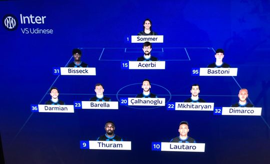 Inter-Udinese, probabile formazione: Bastoni e Bisseck dal 1′. Thuram-Lautaro in attacco- immagine 3