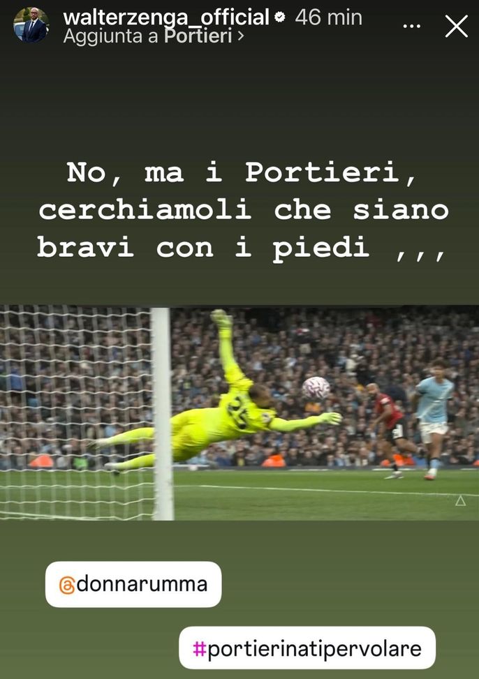 Walter Zenga ironizza sui social: “No, ma i portieri cerchiamoli che siano bravi con…”- immagine 3