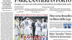 PRIMA PAGINA IL MATTINO OGGI: “A rapporto da Conte! Lukaku, ultima offerta”