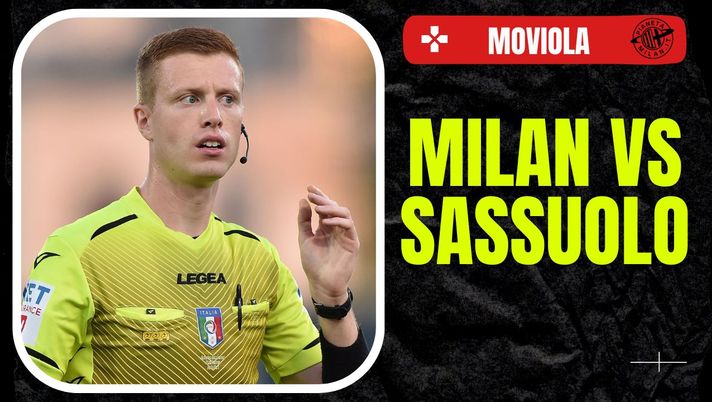 Moviola LIVE Milan-Sassuolo Coppa Italia 2024-2025 arbitro Bonacina