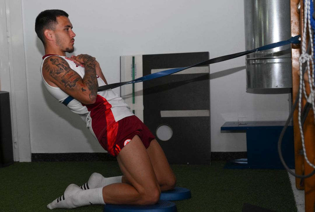 Roma, continua il ritiro: scarico dopo l’amichevole contro il Latina – FOTO GALLERY - immagine 33