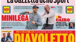 LA PRIMA PAGINA DELLA GAZZETTA DELLO SPORT: “Squadre in crisi, chi si rialza?”