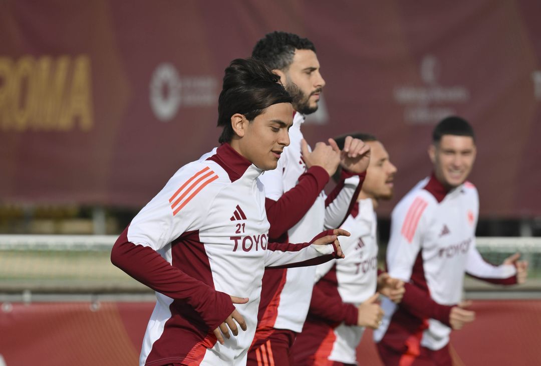 Trigoria, la squadra a lavoro a due giorni dal Bologna – FOTO GALLERY - immagine 20
